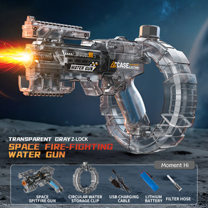 <span class=keywords><strong>Pistola</strong></span> <span class=keywords><strong>de</strong></span> <span class=keywords><strong>Agua</strong></span> Eléctrica para Niños, Transparente, Automática, con Luz LED, Juguete para Fiestas <span class=keywords><strong>de</strong></span> Verano, Playa y Piscina - Product Image 6
