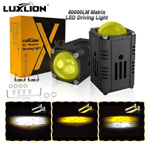 LUXLION X1Plus 50W <span class=keywords><strong>Mini</strong></span> Phares de Conduite <span class=keywords><strong>Moto</strong></span> Projecteurs LED Feux de Travail Ampoule Antibrouillard pour Voiture Camion SUV Modèle Populaire 5000LM - Product Image 1