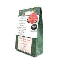 BespritGift Kit de biscuits de Noël traîneau et renne fait à la main 3D meilleur coffret cadeau de vacances du Nouvel An pour les cadeaux