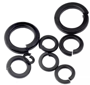 LeGood DIN127 Black Oxide Carbon Steel Split <strong>Spring</strong> Lock Washer M4.0 - Product Image 1