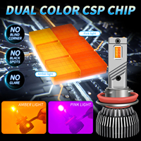 Faro LED Personalizado M6A de 120W con Doble Tubo de Cobre, 9005 HIR2 9012 H10 9145 880 881 H27 PSX24W 5202 PSX26W P13W Canbus Sin Errores