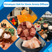 Cristaux de sel rose de l'Himalaya naturels, lampes décoratives en sel rose, aromathérapie, sel rose de l'Himalaya pour la décoration de la maison