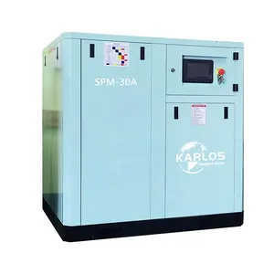 Karlos Industrial Compressors Price 22kw 37kw 55kw Rotating speed 3000r/min Screw Type Air Compressor