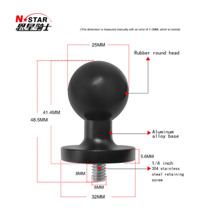 Chuyên nghiệp Heavy-Duty 90 mét kim loại cánh tay máy ảnh <span class=keywords><strong>Car</strong></span> Mount đơn hoặc đôi hút cup cài đặt cơ sở cho GoPro máy ảnh - Product Image 3