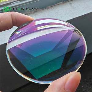 Lentilles de lunettes optiques à vision simple 1.61 ASP anti-lumière bleue SHMC asphérique transparentes avec revêtement vert imperméable - Product Image 1