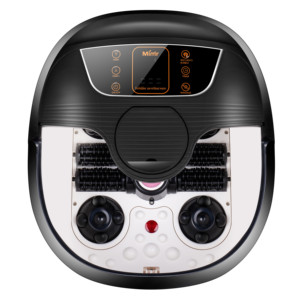 Pied électrique chauffant à infrarouge Bain de pieds Bain Bassin de trempage Rouleau de massage automatique Shiatsu Pied à bulles d'air Pierre apaisante Spa à domicile - Product Image 3