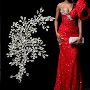 Luxury Diamante Dress Accessories - Rhinestone Brooch & Applique