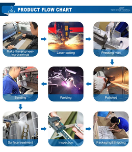 Fabrication sur mesure de plaques métalliques noires brillantes, découpe laser de précision, support de montage électronique avec découpes spéciales - Product Image 2