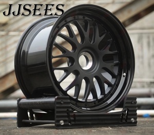 JJSEES Jantes forgées sur mesure en 2 parties 5X130 pour Porsche 911 992 997 <span class=keywords><strong>996</strong></span> <span class=keywords><strong>GT3</strong></span> 19 20 21 22 pouces en alliage noir - Product Image 5