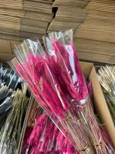 หญ้าหางกระต่ายธรรมชาติ หญ้าหางกระต่ายอบแห้ง ช่อดอกไม้แห้งสำหรับตกแต่งบ้านสไตล์โบโฮ - Product Image 3