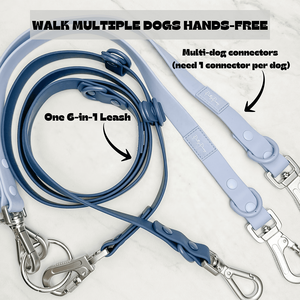 Guinzaglio per cani in PVC che corre a mani libere per più 2 3 cani - Product Image 2