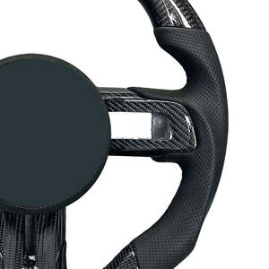 Volant personnalisé en fibre de carbone pour <span class=keywords><strong>Ford</strong></span> <span class=keywords><strong>Mustang</strong></span> S550 2015-2023 <span class=keywords><strong>GT</strong></span> 350 <span class=keywords><strong>500</strong></span> Shelby avec affichage intelligent des LED de régime - Product Image 5