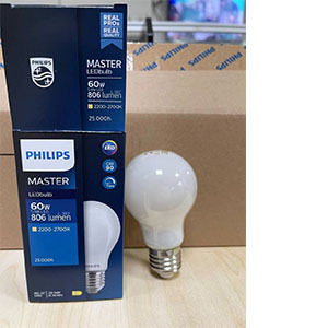 Ampoules LED en verre <span class=keywords><strong>PHILIPS</strong></span> MASTER MAS LEDBulb DT E27 927 A60 FR CL Frosted Clear Dim Dimmable - Product Image 6