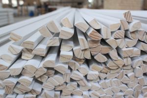 शीर्ष स्तरीय लकड़ी सफेद प्राइमेड लकड़ी क्वार्टर 1/4 फर्श के लिए छोटे मोल्डिंग - Product Image 5