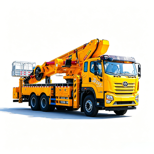 รถบรรทุกติดตั้งเครน FAW 6x4 65 เมตร รถยกสูง 63 เมตร ได้มาตรฐานส่งออกยานยนต์อเนกประสงค์ระดับโลก - Product Image 1