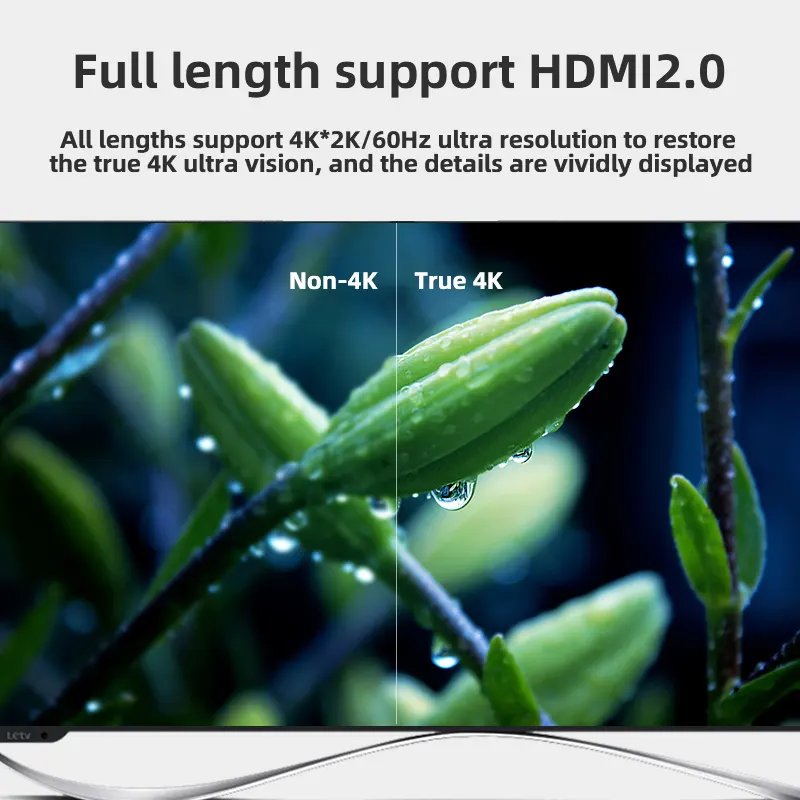AOCHDMIファイバーケーブル光ファイバーHdmiケーブルディスプレイポートケーブルカスタマイズされた48gbps8K 4K 2.1V for HDTV 3m 5m 10m 20m 50mOゴールド