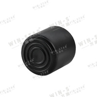 Patas de Muebles WINSTAR de Plástico Negro, Patas Modernas para Sofá Cama, Patas Niveladoras para Mesa