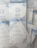 Cartes de mariage haut de gamme personnalisées 2026 800GSM 600GSM, impression typographique de luxe, texte en relief, carte postale, liste des invités, carte de menu