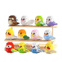 Jouets de construction en plastique ABS écologiques de conception nouvelle et créative, style oiseau, briques de construction à assembler, ensemble de blocs de construction pour les enfants de 14 ans et plus