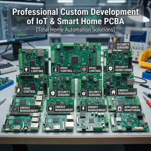 Servicio Integral de Fabricación de PCBA para Hogar Inteligente, Placa PCB Multicapa FR4 para Cerraduras Inteligentes y Timbre Inteligente - Product Image 2