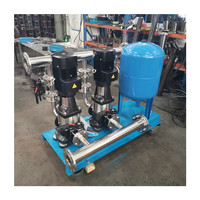 Station de pompe de surpression d'alimentation en eau à haute pression pompe centrifuge à plusieurs étages personnalisable système d'alimentation en eau de bâtiment secondaire