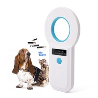 Lecteur de puces RFID FDX-B portable 134,2 kHz pour animaux de compagnie, vaches, chiens, lecteur de puces en verre, scanner de puces pour animaux
