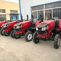 Tracteur agricole miniature 4x4 à prix avantageux, 50 ch, 70 ch, 80 ch, 100 ch, 120 ch, avec accessoires hydrauliques