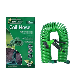 Tuyau d'eau télescopique automatique avec buse <span class=keywords><strong>de</strong></span> pulvérisation à 7 motifs Outil <span class=keywords><strong>de</strong></span> lavage domestique et <span class=keywords><strong>de</strong></span> voiture Ensemble <span class=keywords><strong>de</strong></span> pulvérisateur à ressort - Product Image 5
