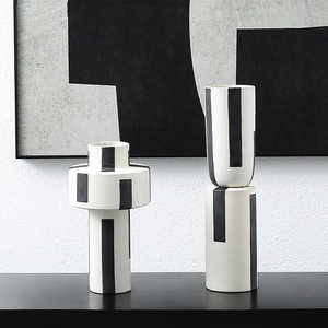 Jarrón de <span class=keywords><strong>flores</strong></span> hecho a mano para habitación, decoración minimalista de Bar Vertical, botella alta para sala de estar, <span class=keywords><strong>Jarron</strong></span> - Product Image 3