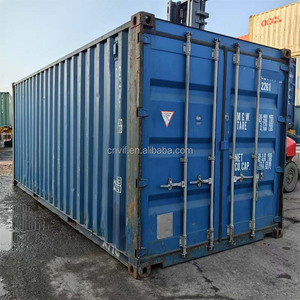 Dry <b>Container</b> 20ft Blue Steel Cargo Shipping <b>Container</b> for Sale - Product Image 1