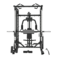 Machine de Squat Smith à Prix d'Usine, Rack de Squat Professionnel à Hauteur Réglable, Unisexe, Capacité de Charge de 380 kg pour Usage Commercial