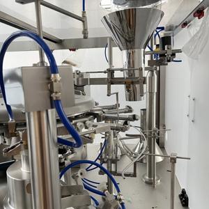 Doypack automático con cremallera Doy Pack Pesaje Llenado Bolsa de embalaje Gránulo <span class=keywords><strong>Palomitas</strong></span> de maíz Snacks Fruta seca Grano Nueces Máquina de embalaje - Product Image 3