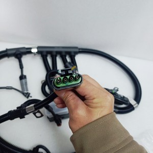 Hyundai Engine <b>Control</b> <b>Wiring</b> Harness 455-7 12V PVC Insulated For Excavator - Product Image 2