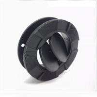 Grille d'aération ronde pour climatisation, diamètre extérieur 90 mm, réglable, pour bus, excavatrice, camion, camping-car, caravane