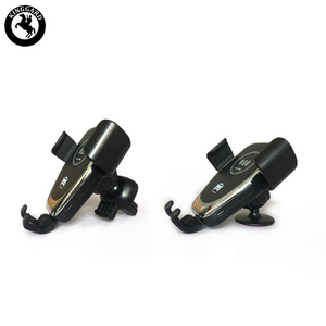 Soporte de Carga para Auto Kinggard <span class=keywords><strong>2023</strong></span>, <span class=keywords><strong>Precio</strong></span> Económico, con Sujeción Automática, para Rejilla de Ventilación, Compatible con Cargadores Inalámbricos de 15W, Universal para Auto - Product Image 3