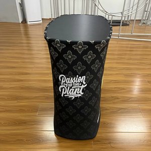 Customizable Easy-to-Assemble <strong>Tension</strong> Fabric Promotion <strong>Tables</strong> Reception Counter Display <strong>Tension</strong> Fabric Display <strong>Table</strong> - Product Image 6