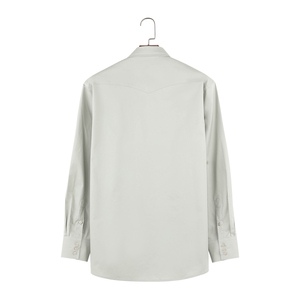 Camicia da lavoro con 2024 prestazioni avanzate in stile occidentale, autentici polsini a tre schiocco, camicia occidentale sportiva da uomo - Product Image 2