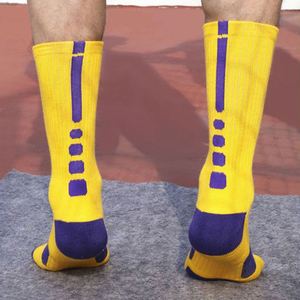 Chaussettes de sport pour hommes, chaussettes de basket-ball, marque de luxe, logo personnalisé, chaussettes tricotées sur mesure - Product Image 3
