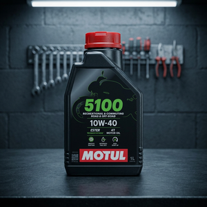 ระบบหล่อลื่นมอเตอร์ไซด์104066 Motul 5100 10W-40 4T น้ำมันเครื่อง API SP jaso ได้รับการรับรอง MA2 - Product Image 3