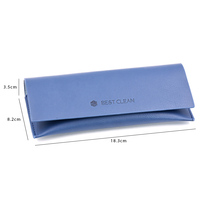 Bestpackaging Lunettes de soleil en cuir de luxe Emballage Aimant Lunettes Étui souple avec logo Lunettes personnalisées Étui souple D8-R09