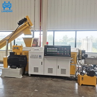 Ligne de production de granulateurs extrudeurs pour la fabrication de granulés de plastique rigide recyclé PP HDPE, capacité 100-300 kg/h, monophasée