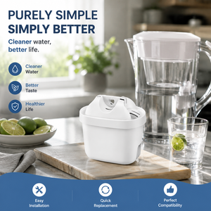 BPA Free Water Filter Cartridge Replacement for Household Pitcher Jug <b>Kitchen</b> Drinking Water Purifier - Product Image 1