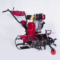 Machine Agricole TX, Mini Motoculteur 5 CV 7 CV, Tracteur de Jardin, Cultivateur à Moteur pour Maison, Essence