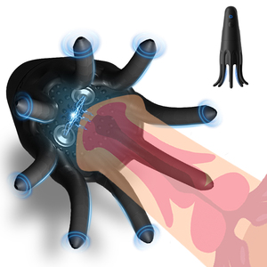 Trainer Penieno a Elettrostimolazione Masturbatore Maschile <span class=keywords><strong>Vibratore</strong></span> per <span class=keywords><strong>Pene</strong></span> 10 Modalità di Vibrazione Stroker Maschile Avvolgente a 360° Giocattoli Sessuali per Adulti Uomo - Product Image 1