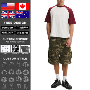 Camisetas KingSen al por mayor, personalizadas, con cuello redondo, rojas y blancas, preencogidas, 100% algodón, 250 g/m², informales y transpirables. - Product Image 2