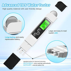 Medidor de TDS y EC con Pantalla Grande y Retroiluminación Bicolor, Probador de PPM, Material ABS, para Agua Potable y Acuarios, Personalización de Logotipo OEM, Precio de Fábrica - Product Image 2