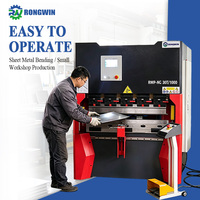 Presse plieuse hydraulique automatique CNC avec composants en aluminium et moteur pour la pliage de tôles de haute précision et la fabrication métallique