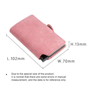 <span class=keywords><strong>Portafoglio</strong></span> da <span class=keywords><strong>donna</strong></span> Anti RFID moda tinta unita per <span class=keywords><strong>rosa</strong></span> porta carte pochette con Hasp per le signore e le ragazze - Product Image 6