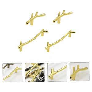 <b>Gold</b> Twig <b>Pulls</b> Branch Zinc Alloy Decorative Cabinet Wardrobe Furniture Door <b>Drawer</b> Knobs <b>Pulls</b> Handles Hardware - Product Image 2