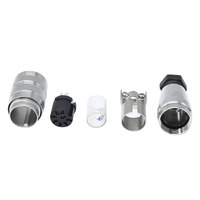 Connecteur de câble de soudage Connecteurs électriques IP67 Circulaire Industri IP67 Prise femelle étanche C091M16 Connecteur 8 broches